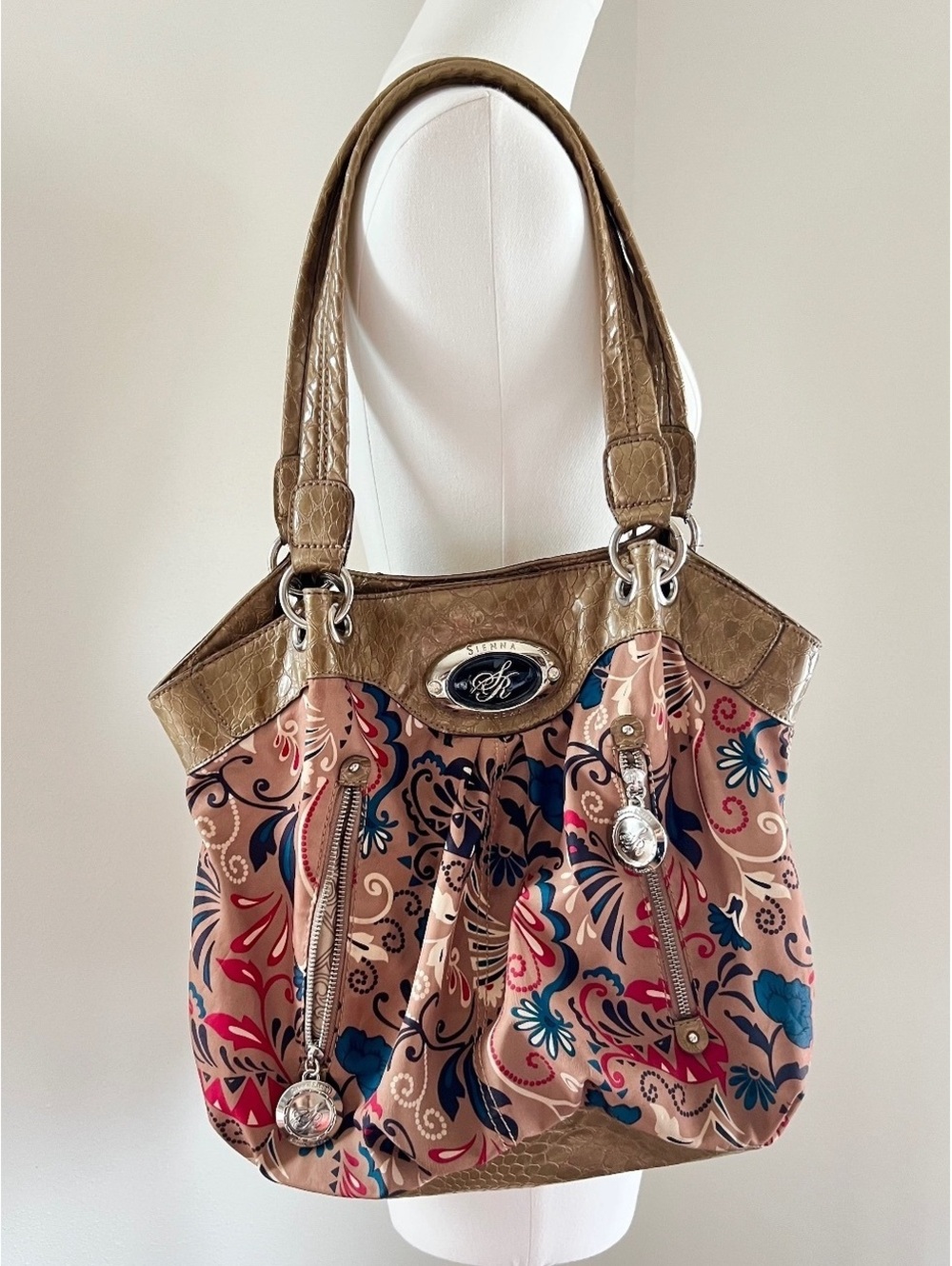 Sienna Ricchi Floral Shoulder Bag Y2K Boho